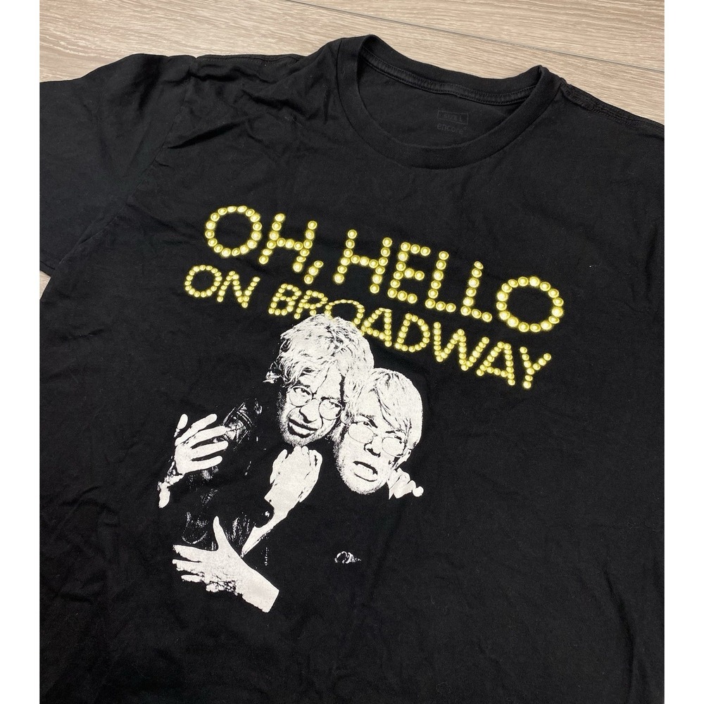 Oh Hello On Broadway Men's Short Sleeve Graphic T Shirt Black Size Large